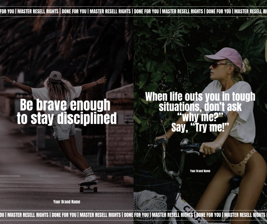 30 Positive Mindset INSTAGRAM Stories with MRR