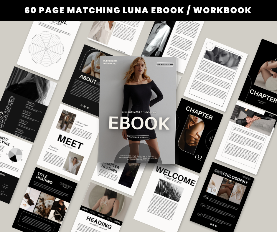 LUNA Bundle - 120 POSTS & STORIES + EBOOK + MOCKUPS