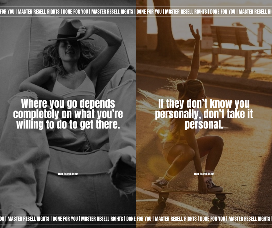 30 Positive Mindset INSTAGRAM Stories with MRR