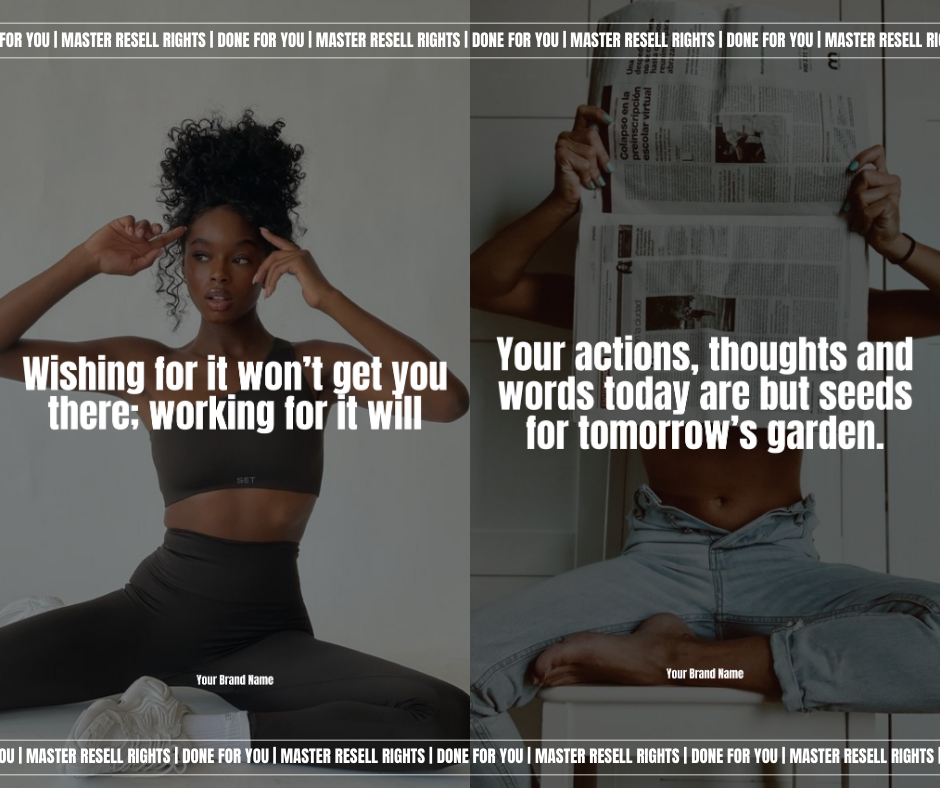 30 Positive Mindset INSTAGRAM Stories with MRR