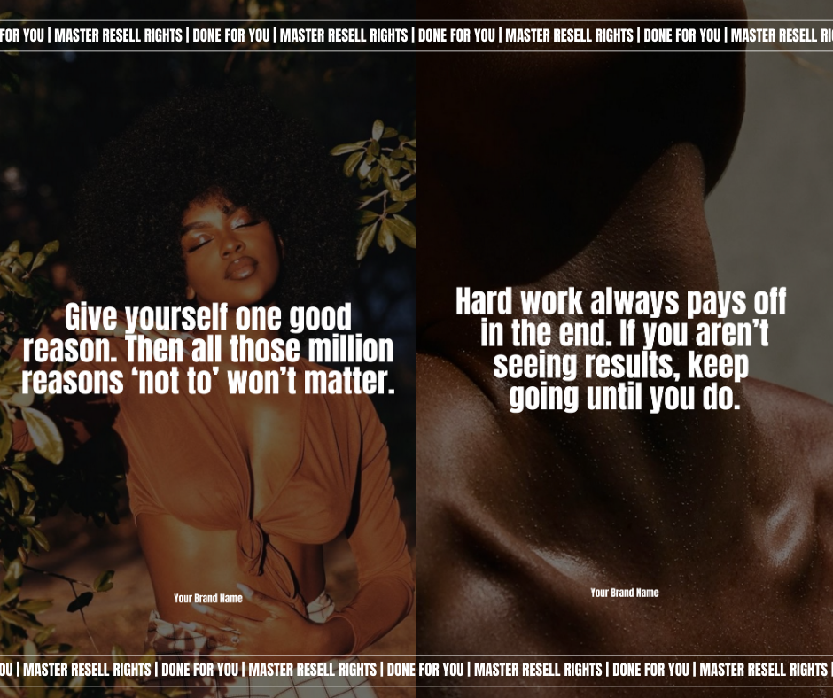 30 Positive Mindset INSTAGRAM Stories with MRR