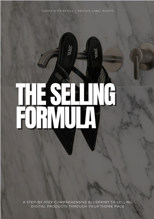 The Selling Formula | How to sell digital products with INSTAGRAM