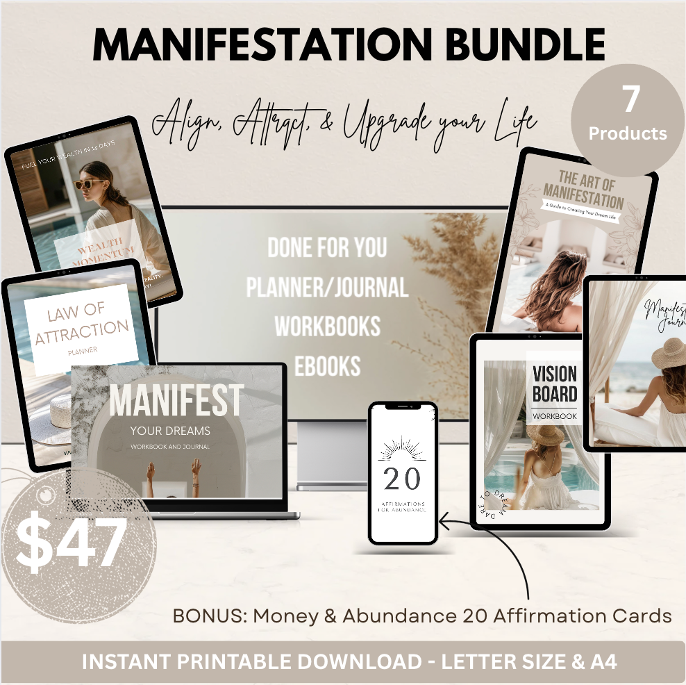 💫 Manifestation Bundle – Align, Attract & Upgrade Your Life -