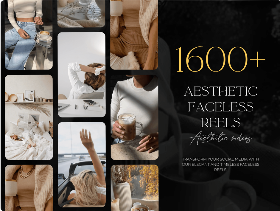 6000+ HIGH QUALITY FACELESS VIDEOS FOR SOCIAL MEDIA + BONUSES